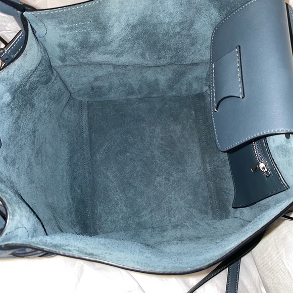 Celine Small Big Bag - Rare Blue/Grey Calfskin Pristine Condition 10/10 - Picture 12 of 14